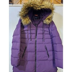 Orolay Down Women's Winter Coat with Detachable Faux Fur Hood
